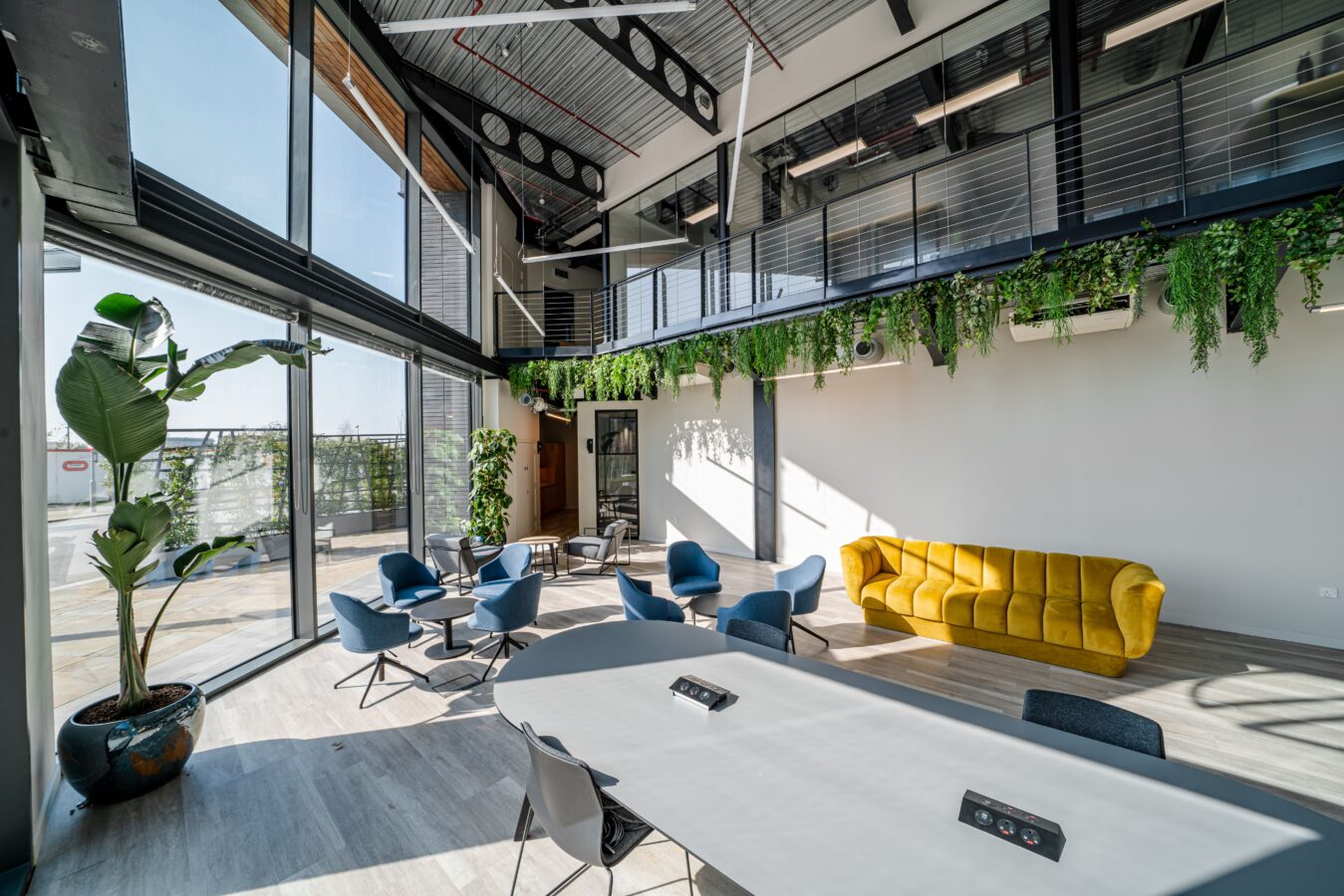 photo of breakout space in the tomorrow building