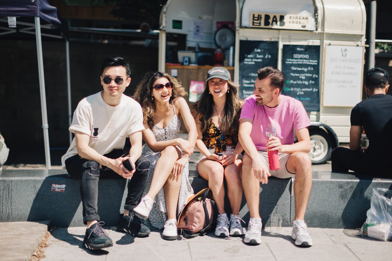 Group of people outside